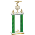 Double Green Carbon Fiber Fourth Place Cars Trophy