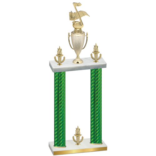 Double Green Carbon Fiber Victory Music Trophy