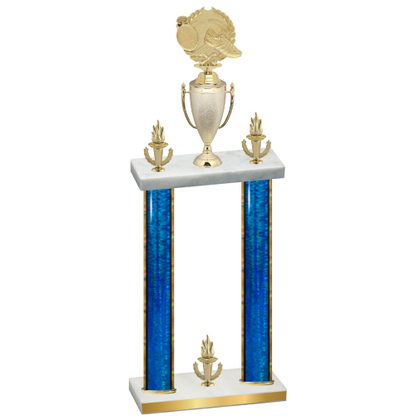 Double Blue Glacier Victory Running Trophy