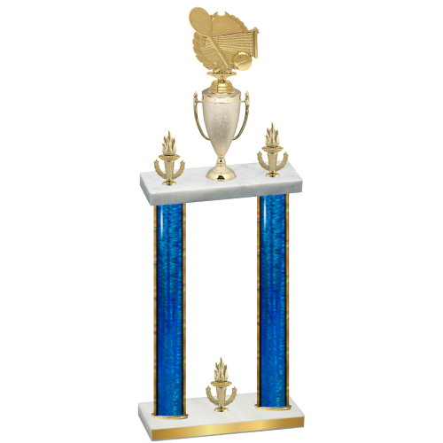 Double Blue Glacier Victory Tennis Trophy