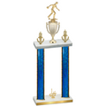 Double Blue Glacier First Place Bowling Trophy