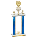 Double Blue Glacier Second Place Bowling Trophy