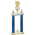 Double Blue Glacier Year Bowling Trophy