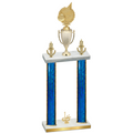Double Blue Glacier First Place Volleyball Trophy