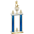 Double Blue Glacier Victory Hockey Trophy