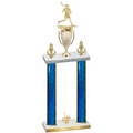 Double Blue Glacier First Place Lacrosse Trophy