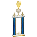 Double Blue Glacier Year Pickleball Trophy