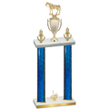 Double Blue Glacier First Place Horses Trophy