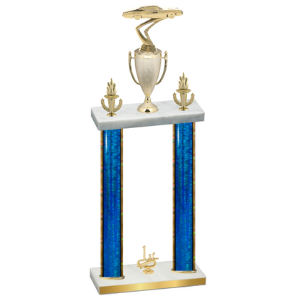 Double Blue Glacier First Place Cars Trophy