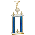 Double Blue Glacier Victory Weights Trophy