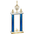 Double Blue Glacier Second Place Chess Trophy