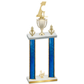 Double Blue Glacier Third Place Golf Trophy