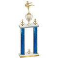 Double Blue Glacier Year Karate Trophy