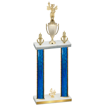 Double Blue Glacier Fourth Place Academics Trophy
