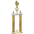 Double Gold Glacier Third Place Rugby Trophy