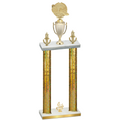 Double Gold Glacier Fourth Place Running Trophy