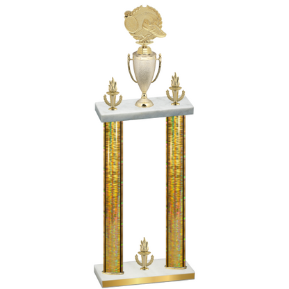 Double Gold Glacier Victory Running Trophy