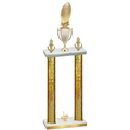 Double Gold Glacier First Place Football Trophy
