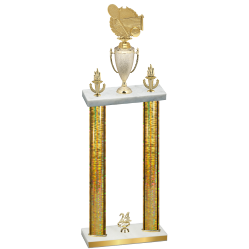 Double Gold Glacier Year Tennis Trophy