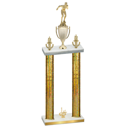 Double Gold Glacier First Place Swimming Trophy