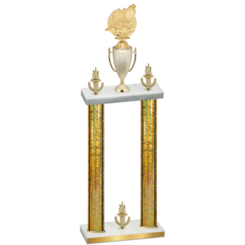 Double Gold Glacier Victory Swimming Trophy