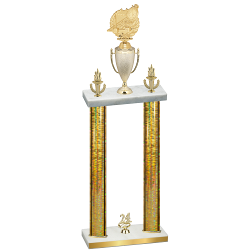 Double Gold Glacier Year Swimming Trophy