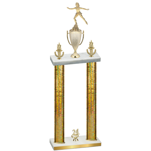 Double Gold Glacier Year Skater Trophy