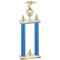 Double Blue Carbon Fiber Victory Cars Trophy
