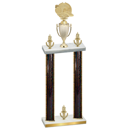 Double Black Glacier Victory Running Trophy