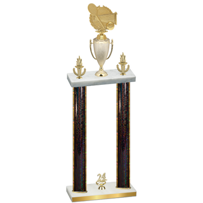 Double Black Glacier Year Tennis Trophy