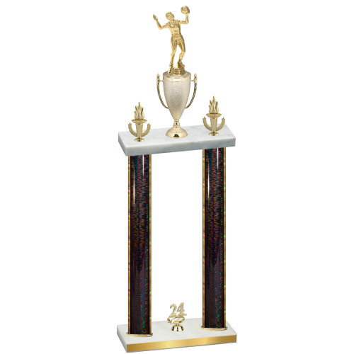 Double Black Glacier Year Volleyball Trophy