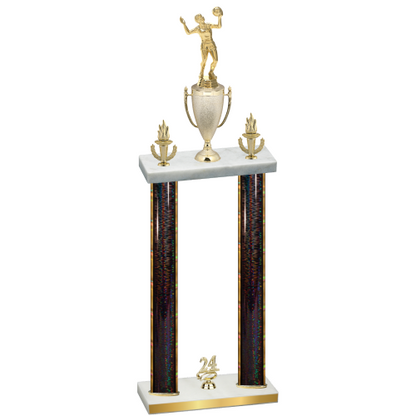 Double Black Glacier Year Volleyball Trophy