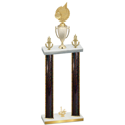 Double Black Glacier First Place Volleyball Trophy