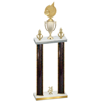 Double Black Glacier Year Volleyball Trophy