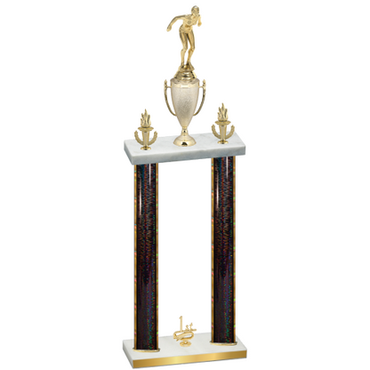 Double Black Glacier First Place Tennis Trophy