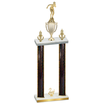 Double Black Glacier Second Place Tennis Trophy