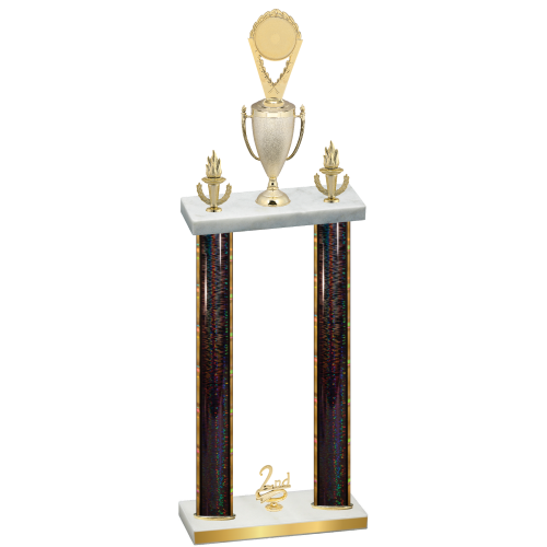 Double Black Glacier Second Place Insert Trophy