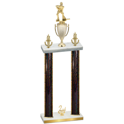 Double Black Glacier Second Place Hockey Trophy