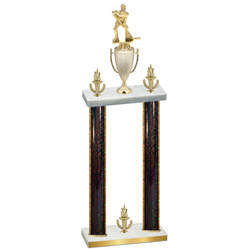 Double Black Glacier Victory Hockey Trophy