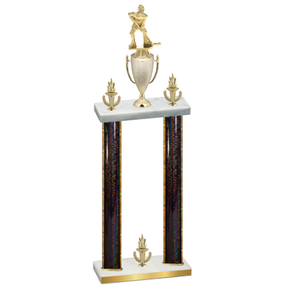 Double Black Glacier Victory Hockey Trophy