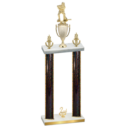 Double Black Glacier Second Place Hockey Trophy