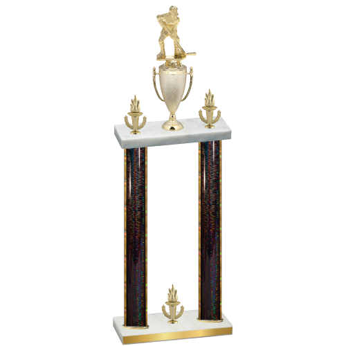 Double Black Glacier Victory Hockey Trophy