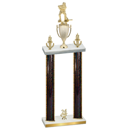Double Black Glacier Year Hockey Trophy