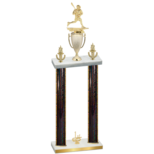 Double Black Glacier First Place Lacrosse Trophy