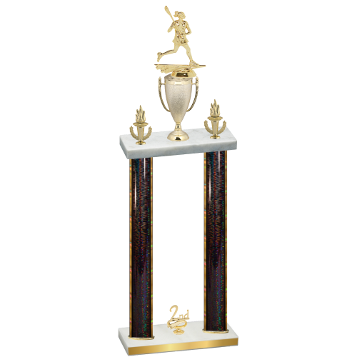 Double Black Glacier Second Place Lacrosse Trophy