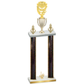Double Black Glacier First Place Pickleball Trophy