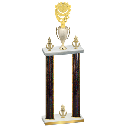 Double Black Glacier Victory Pickleball Trophy