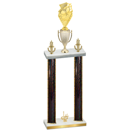 Double Black Glacier First Place Pickleball Trophy