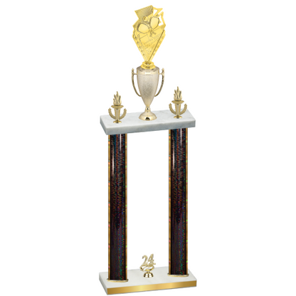 Double Black Glacier Year Pickleball Trophy