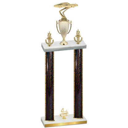 Double Black Glacier Fourth Place Cars Trophy